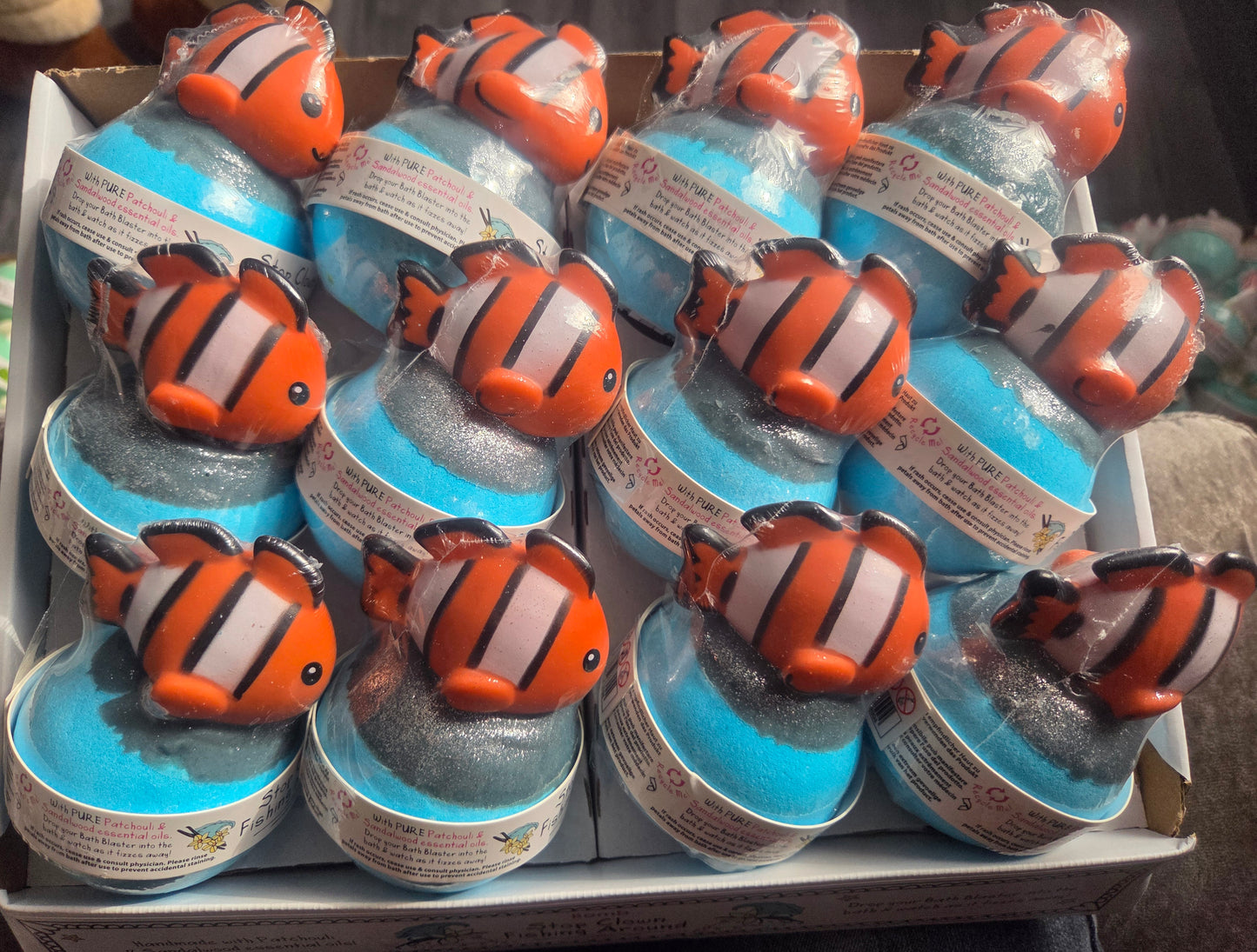 CRAZY LALA'S MELTS BATHBOMBS STOP CLOWN FISHING AROUND BATH BLASTERS BOMB COSMETICS