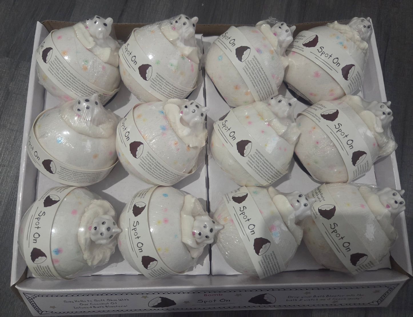 Crazy lala's melts spot on bath blaster bomb cosmetics