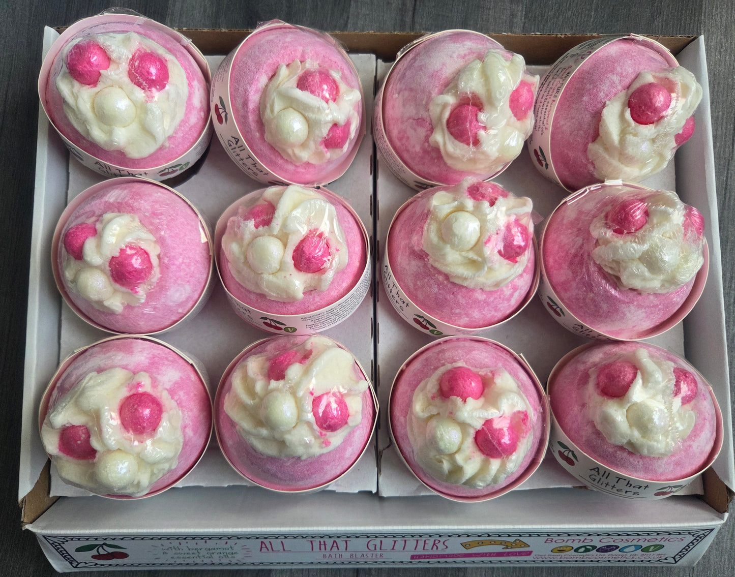 CRAZY LALA'S MELTS BATHBOMBS ALL THAT GLITTERS Bath Blaster Bomb cosmetics