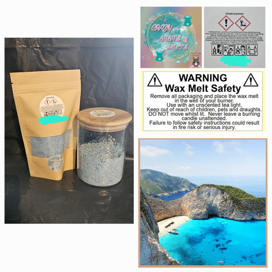 Greek summer wax melts snowwax crazy lala's melts