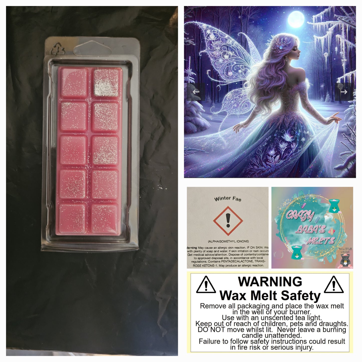Winter fae wax melts snapbars crazy lala's melts