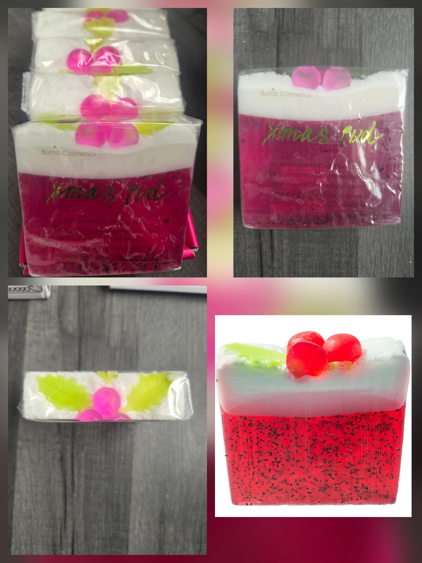 Crazy lala's melts XMAS PUD Christmas soap bomb cosmetics