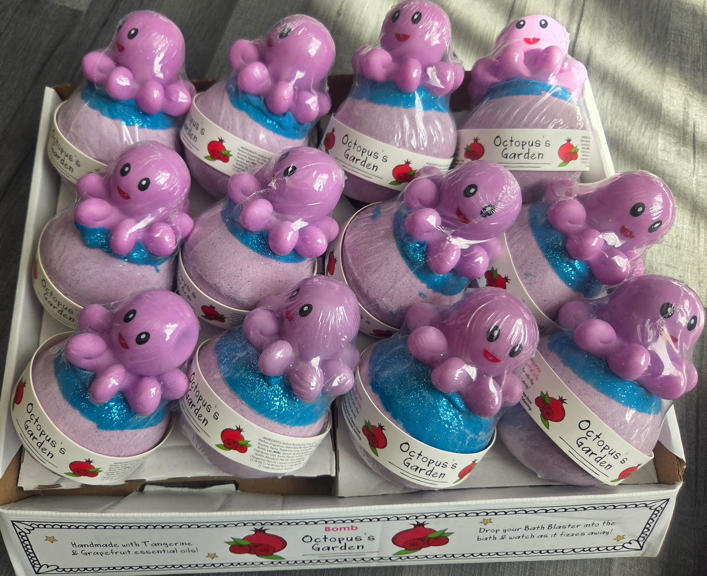 CRAZY LALA'S MELTS BATHBOMBS Octopus's Garden Bath Blaster bomb cosmetics