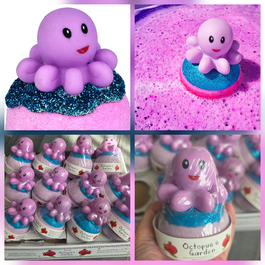 CRAZY LALA'S MELTS BATHBOMBS Octopus's Garden Bath Blaster bomb cosmetics