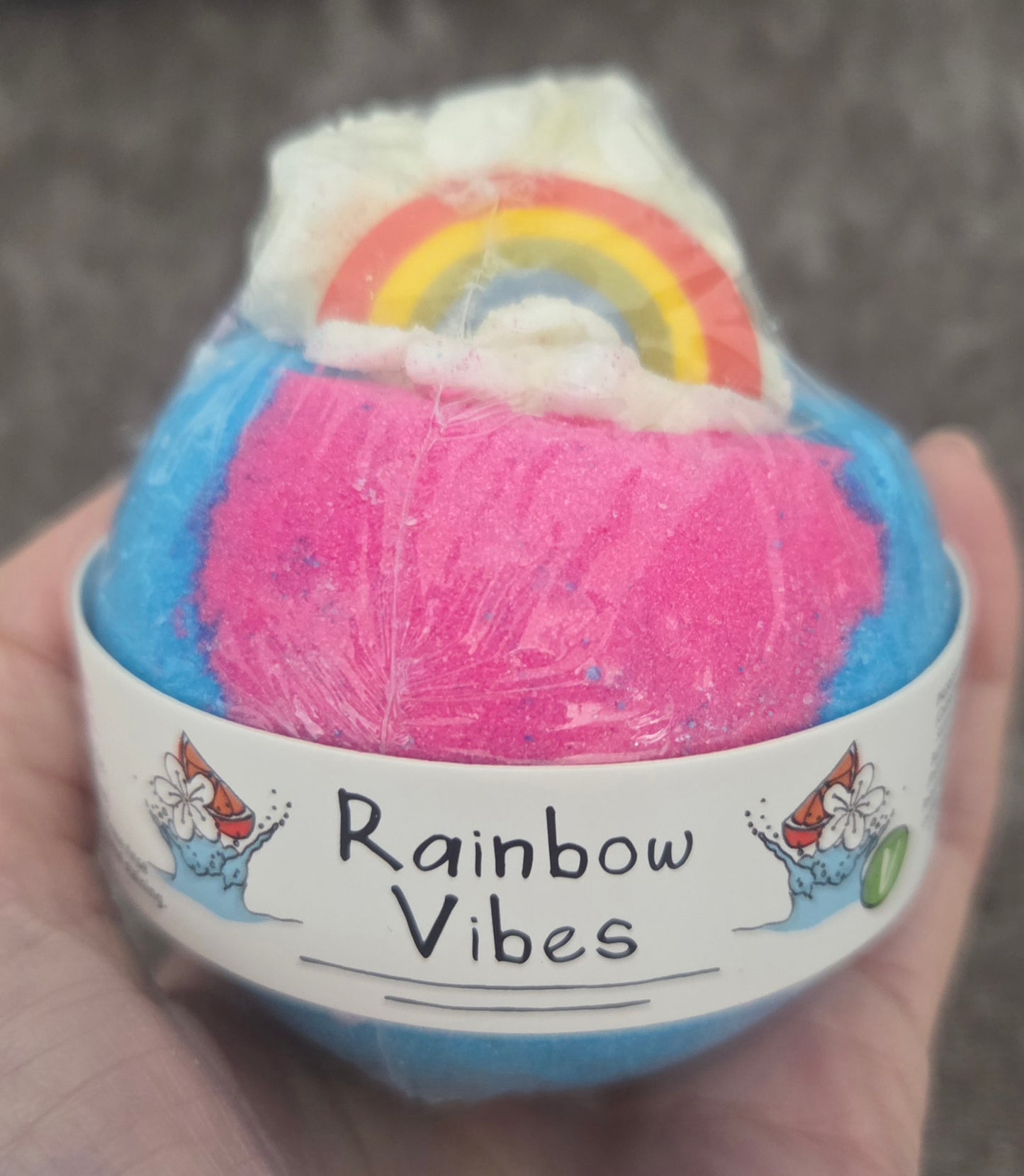 CRAZY LALA'S MELTS BATHBOMBS RAINBOW VIBES BATH BLASTERS BOMB COSMETICS