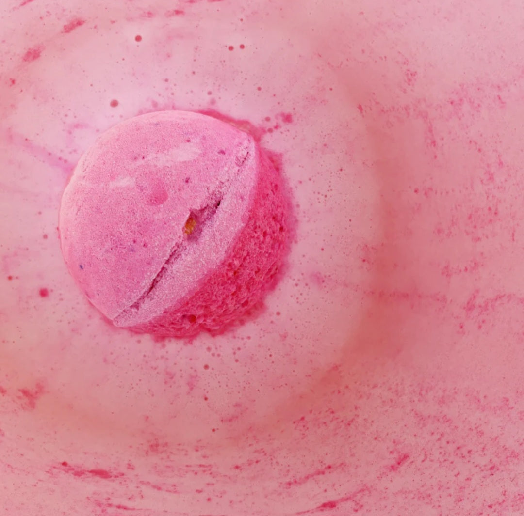 Crazy lala's melts PINK INFINITY WATERCOLOURS bomb cosmetics