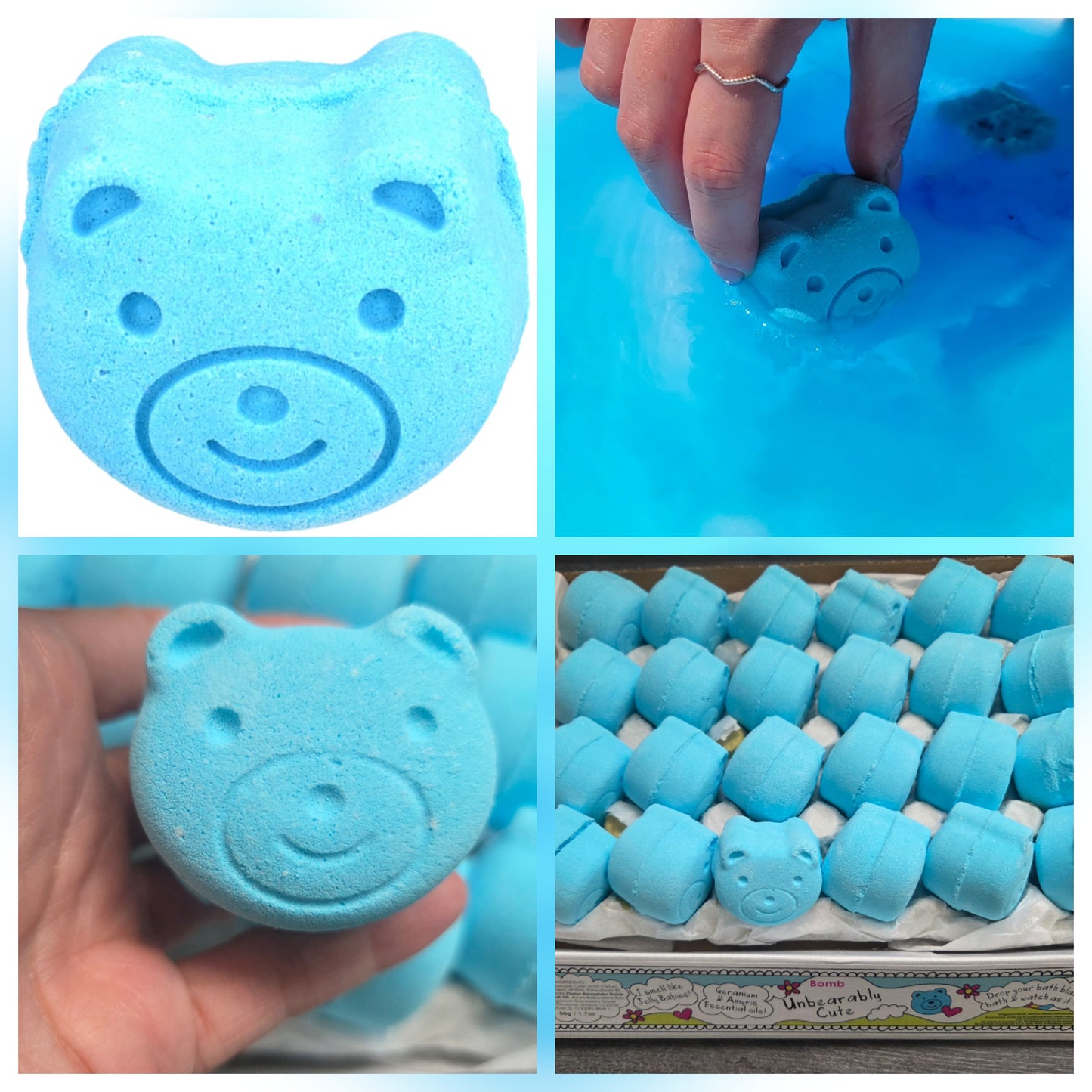 Unbearably Cute Mini Bath Blaster bomb cosmetics crazy lala's melts
