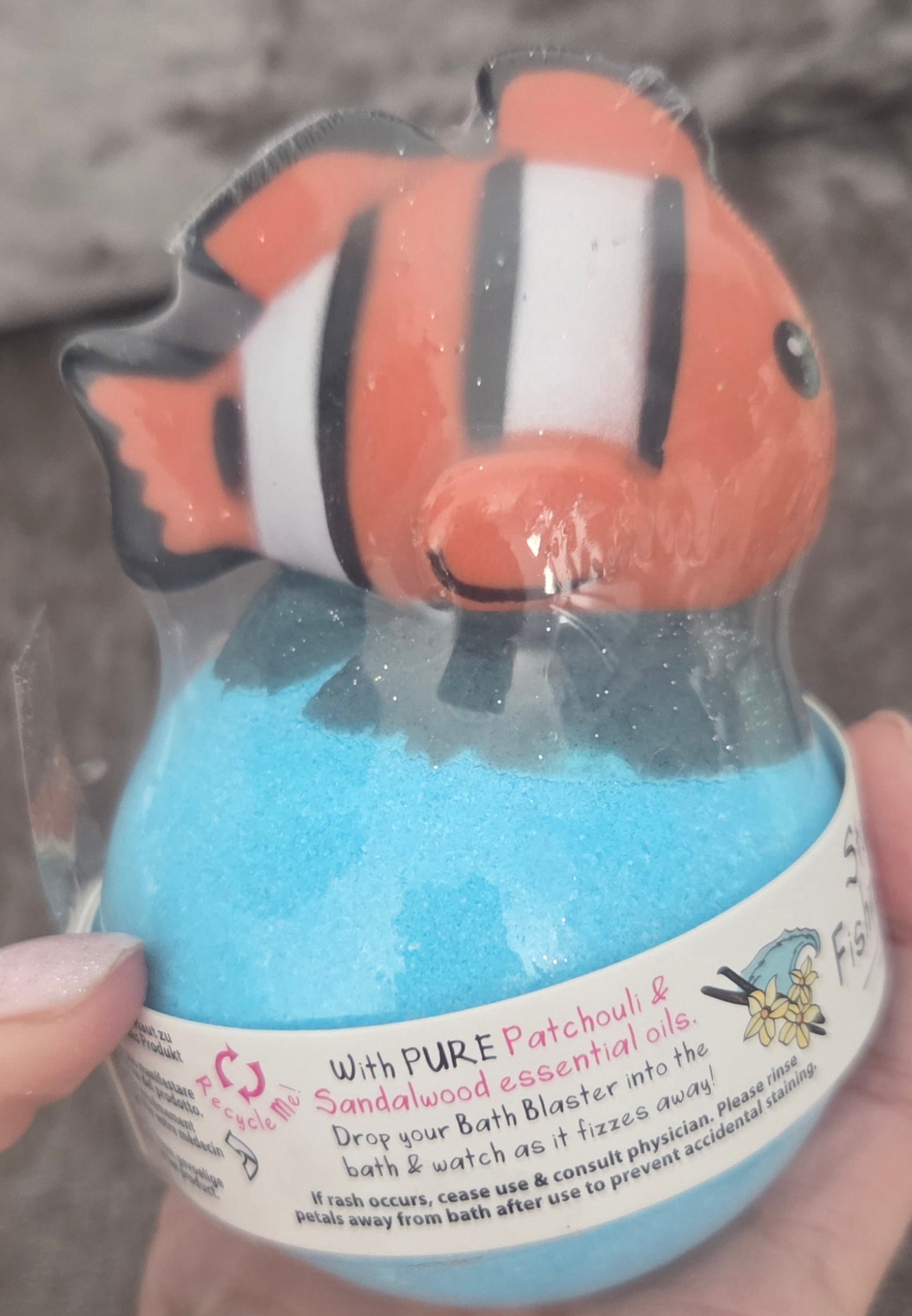 CRAZY LALA'S MELTS BATHBOMBS STOP CLOWN FISHING AROUND BATH BLASTERS BOMB COSMETICS