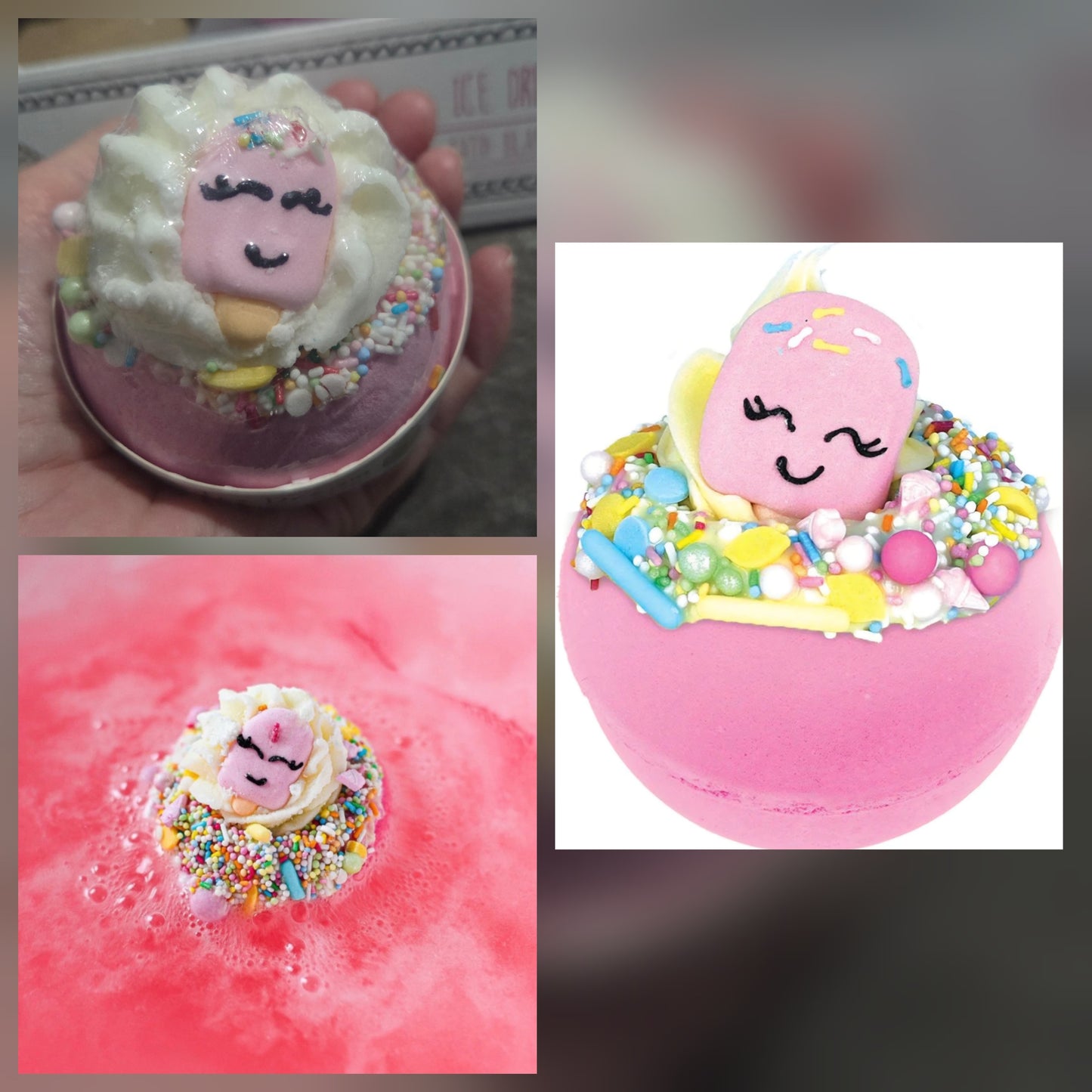CRAZY LALA'S MELTS BATHBOMBS ICE DREAM BATH BLASTERS BOMB COSMETICS