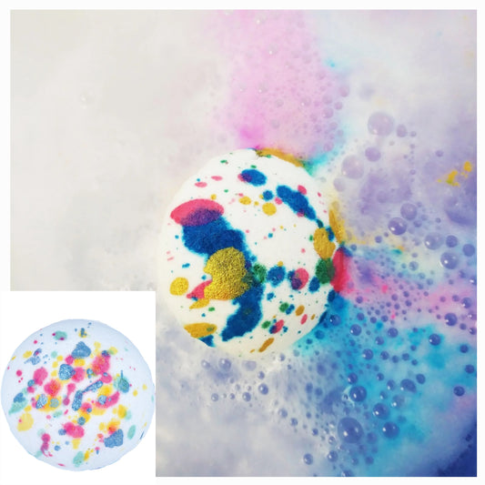 Crazy lala's melts five colours in hair bath blaster bomb cosmetics