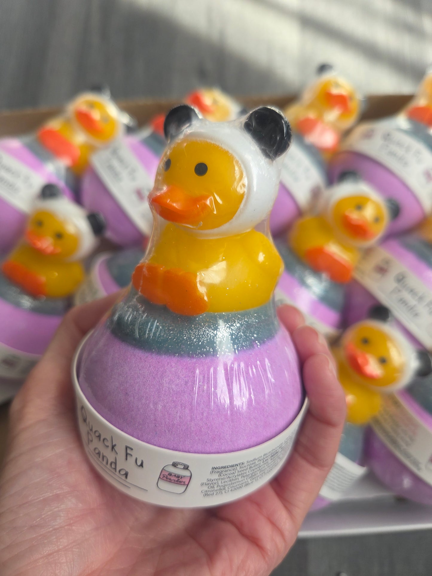 CRAZY LALA'S MELTS BATHBOMBS Quack fu panda bath blaster bomb cosmetics