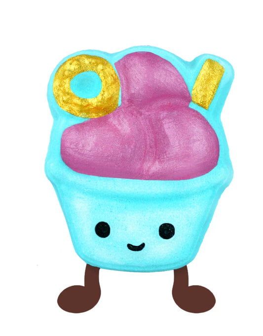 Crazy lala's melts gino the Gelato Fizzy Rascal bath blaster bomb cosmetics