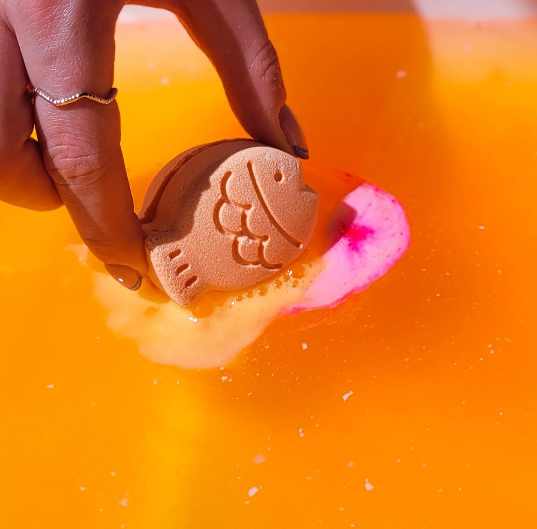 Fish Are Friends mini Bath blaster bomb cosmetics crazy lala's melts