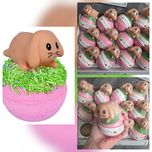 CRAZY LALA'S MELTS BATHBOMBS Hoppity Pop Bath Blaster Bomb cosmetics