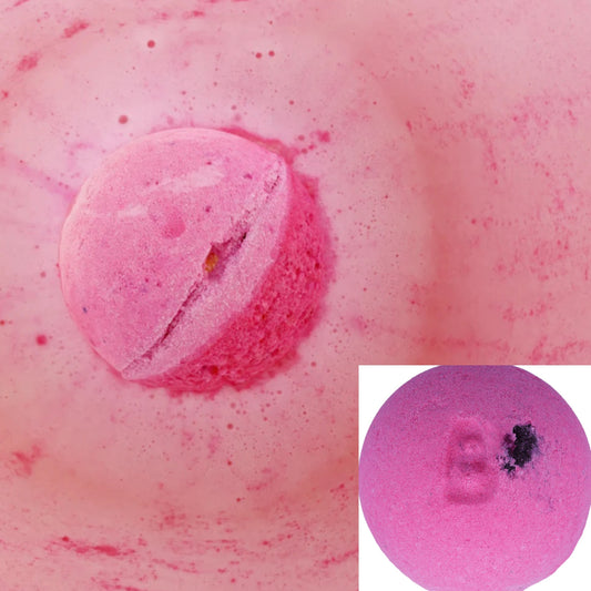 Crazy lala's melts PINK INFINITY WATERCOLOURS bomb cosmetics