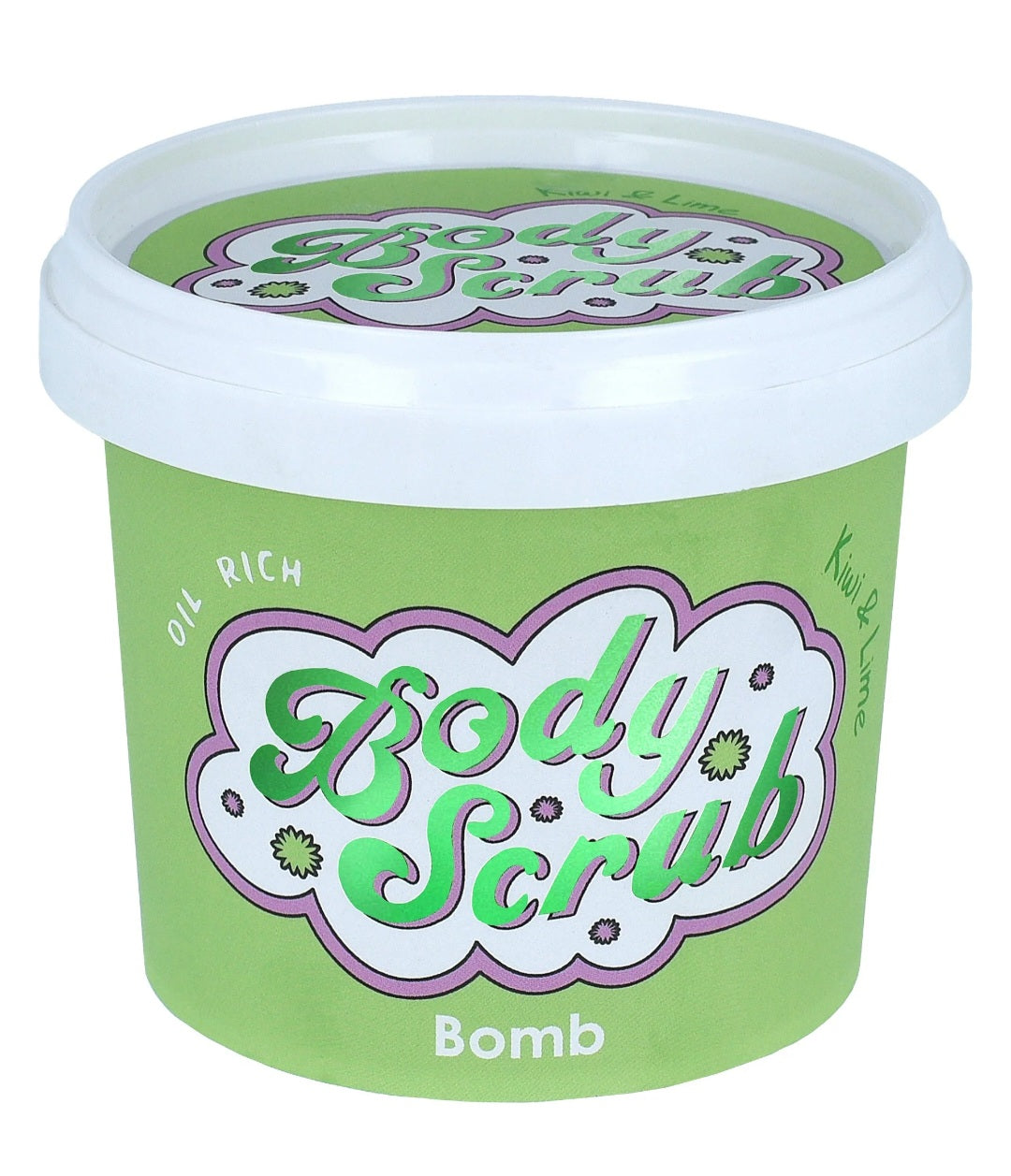Kiwi & lime body scrub bomb cosmetics crazy lala's melts