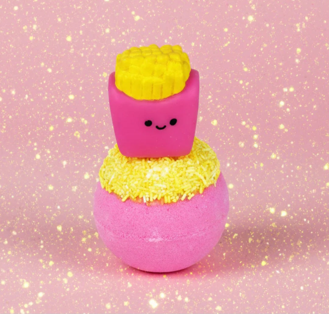 Crazy lala's melts fizzy fries toy bath blaster bomb cosmetics