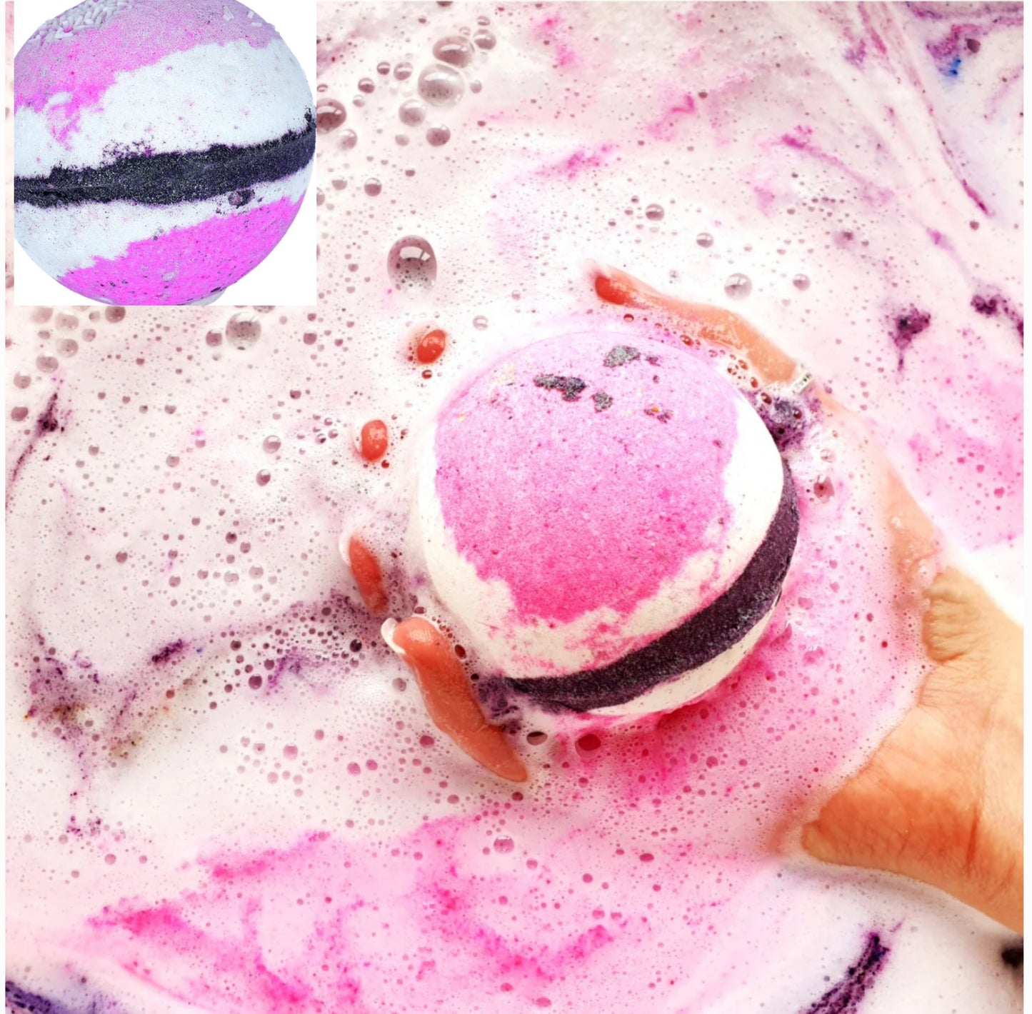 Crazy lala's melts NEOPOLITAN NIGHTS WATERCOLOURS bomb cosmetics