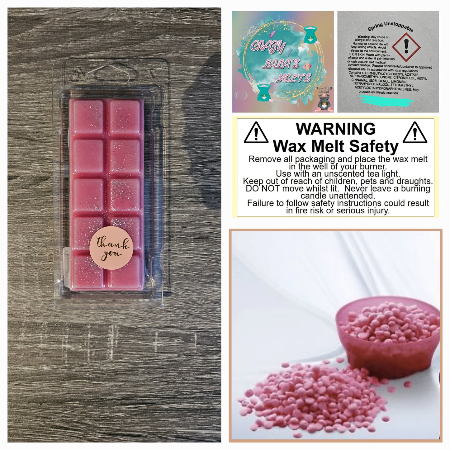 Spring unstoppable wax melts snapbars crazy lala's melts