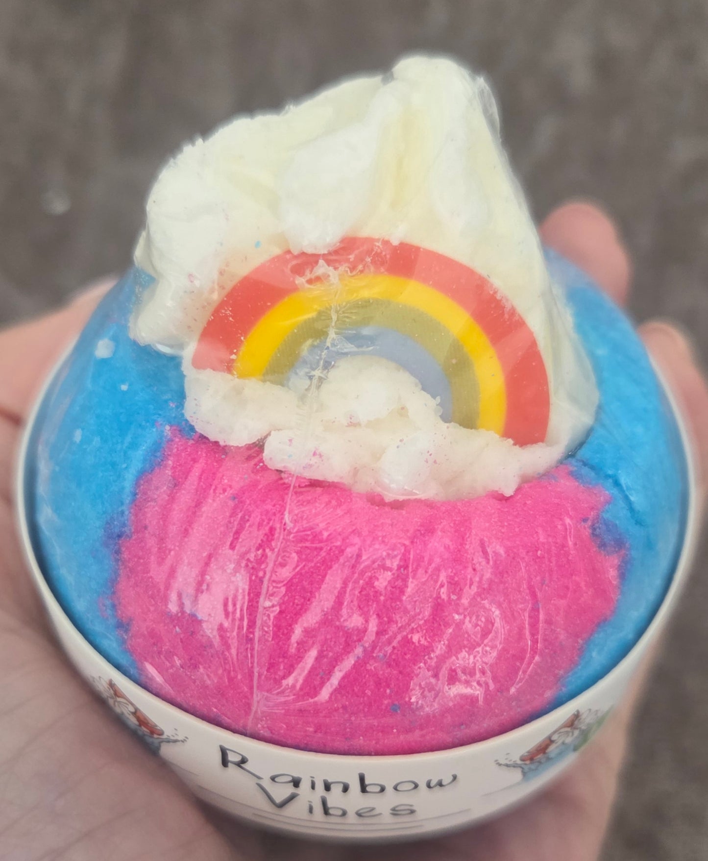 CRAZY LALA'S MELTS BATHBOMBS RAINBOW VIBES BATH BLASTERS BOMB COSMETICS