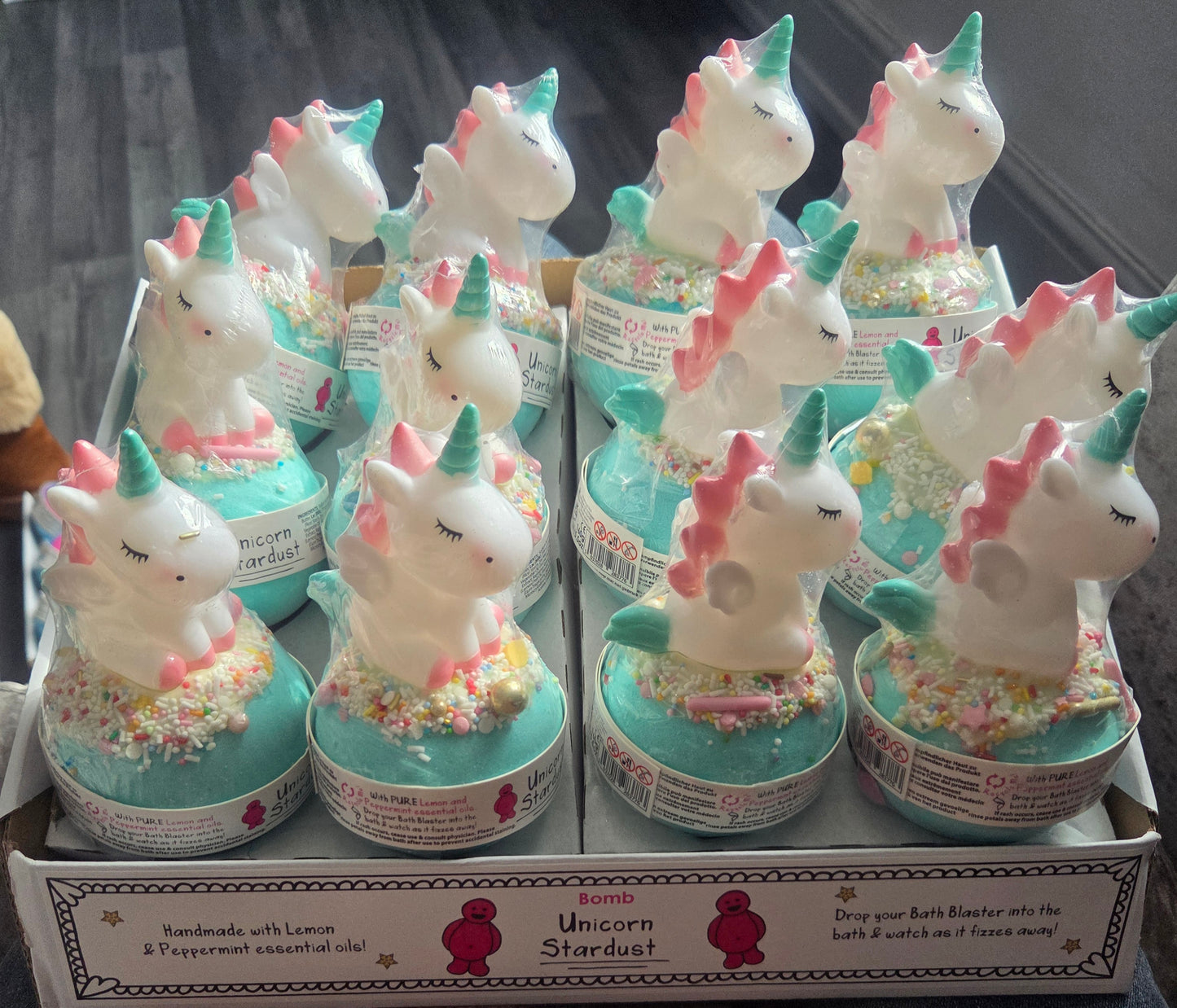 CRAZY LALA'S MELTS BATHBOMBS UNICORN STARDUST BATH BLASTERS BOMB COSMETICS