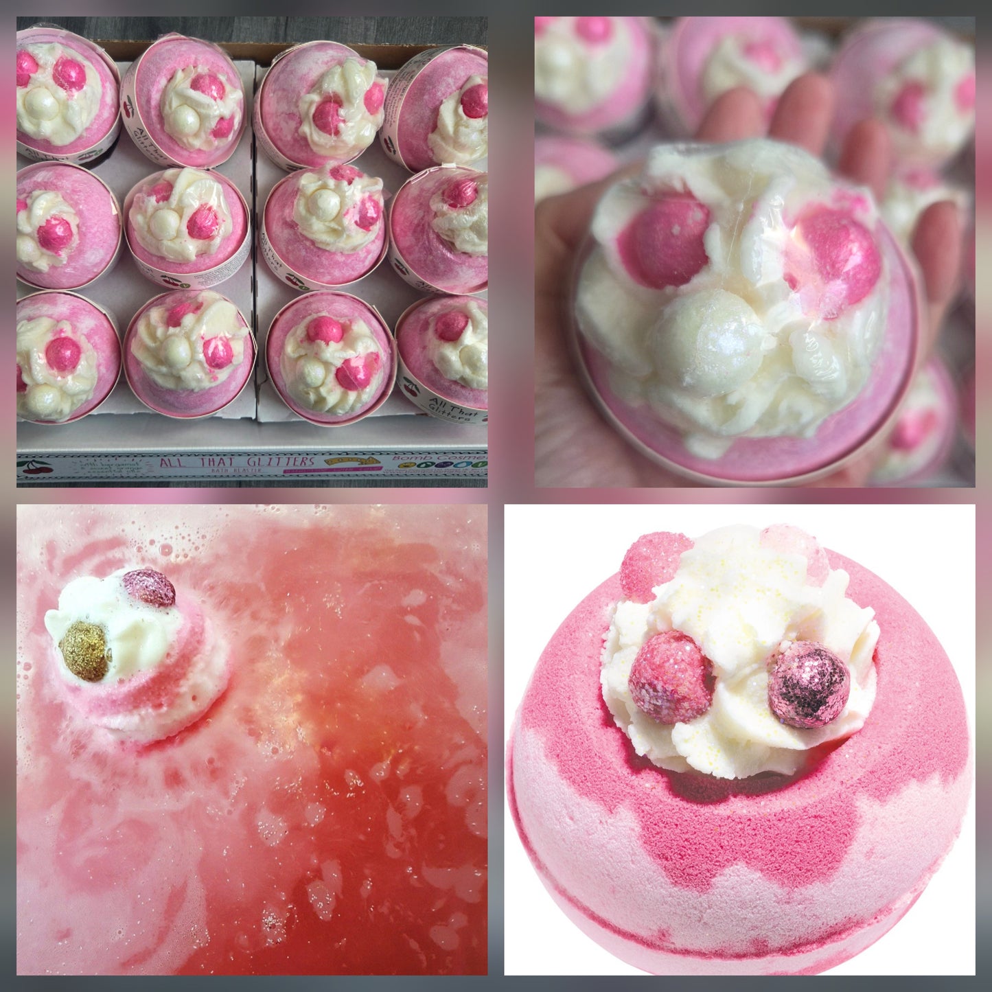 CRAZY LALA'S MELTS BATHBOMBS ALL THAT GLITTERS Bath Blaster Bomb cosmetics