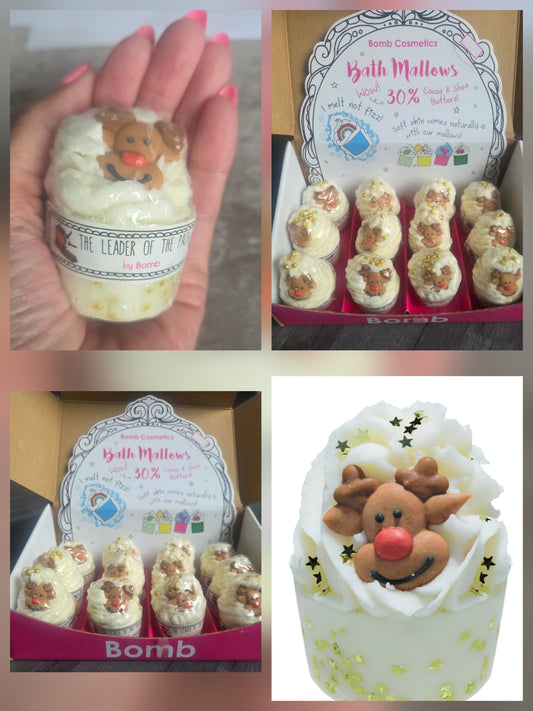 Crazy lala's melts LEADER OF THE PACK Christmas bath mallows bomb cosmetics