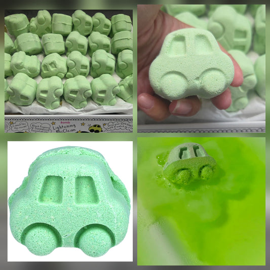 Lightening McClean Mini Bath Blaster bomb cosmetics crazy lala's melts