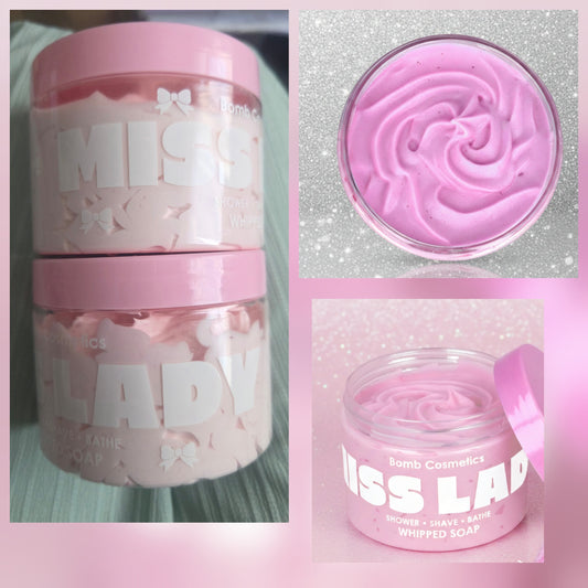 Miss Lady whipped soap bomb cosmetics crazy lala's melts