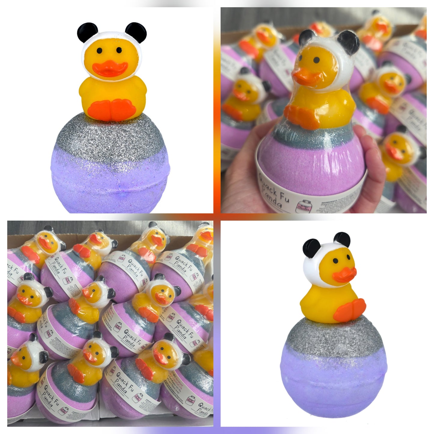 CRAZY LALA'S MELTS BATHBOMBS Quack fu panda bath blaster bomb cosmetics