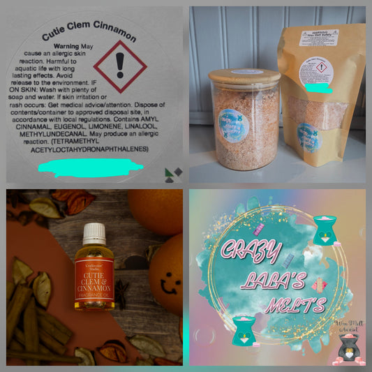 Cutie clem cinnamon wax melts snowwax crazy lala's melts